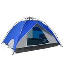 2-in-1 4 Person Instant Pop-up Waterproof Camping Tent-Blue by LJGDeals