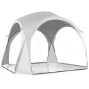 11 x 11 Feet Patio Sun Shade Shelter Canopy Tent Portable UPF 50+ Outdoor Beach-White by LJGDeals