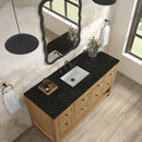 James Martin Breckenridge 60" Single Bathroom Vanity, Light Natural Oak