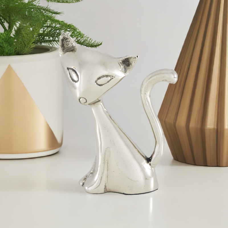 Vibhsa Cat Ring Holder (Silver), photo 4 of 7