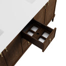 James Martin Kinnsden 72" Double Bathroom Vanity, Sable Oak