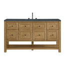 James Martin Breckenridge 60" Single Bathroom Vanity, Light Natural Oak