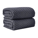 Cotton Diamond Waffle Weave Bath Towel Set - Grayson Collection by Great Bay Home
