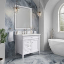 James Martin Brittany 36" Single Bathroom Vanity, Bright White