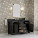 James Martin Brookfield 60" Single Bathroom Vanity, Black Onyx