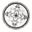 Grace Multi Finish Round Marble Medallions 36x36