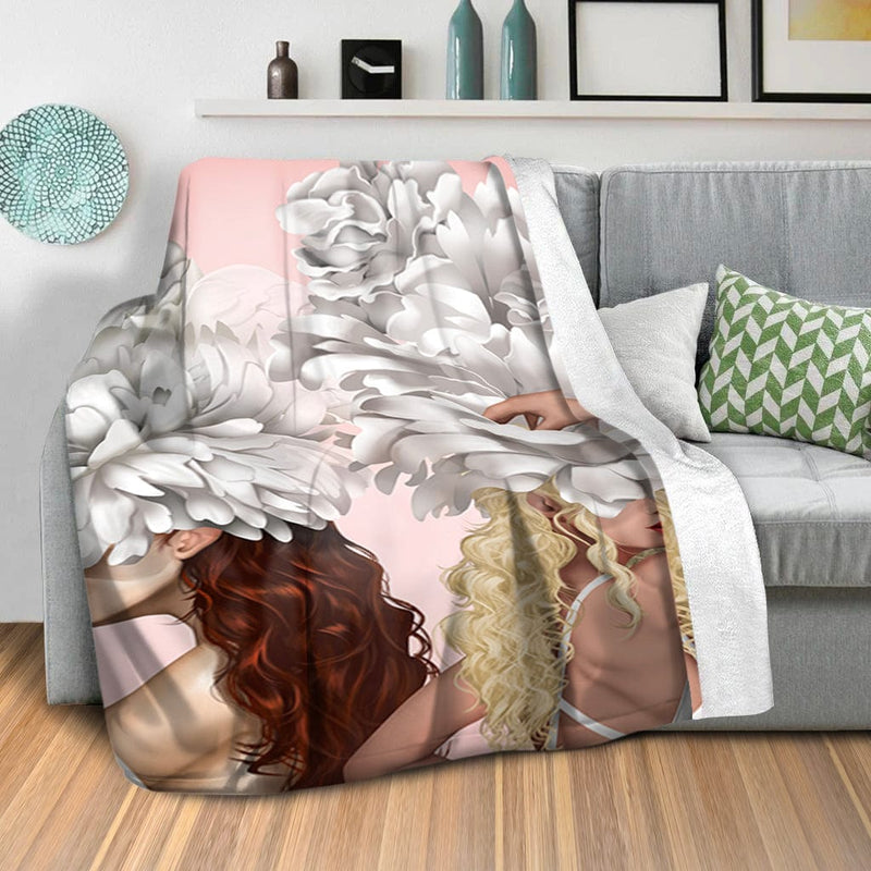 Graceful Woman Blanket