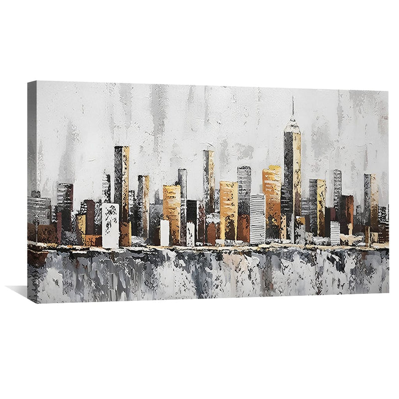 Gradient City Canvas