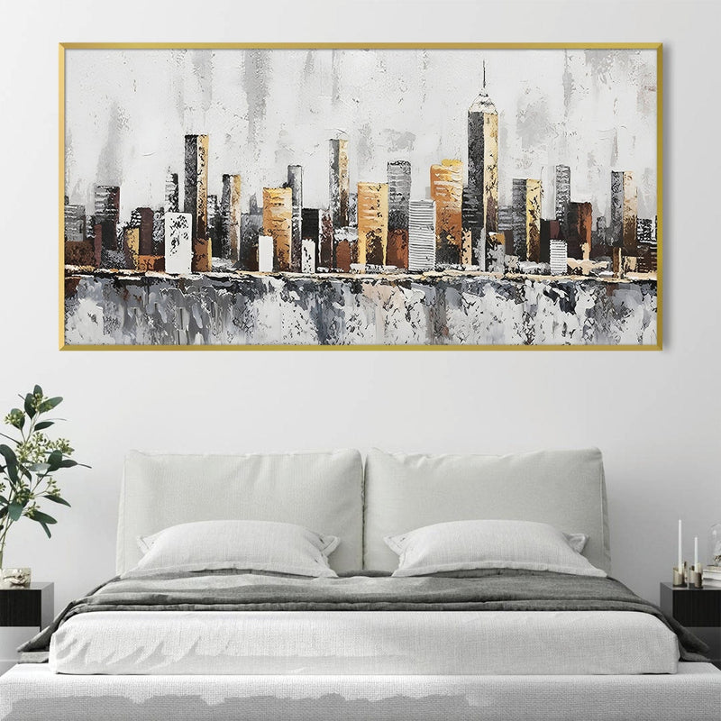 Gradient City Canvas