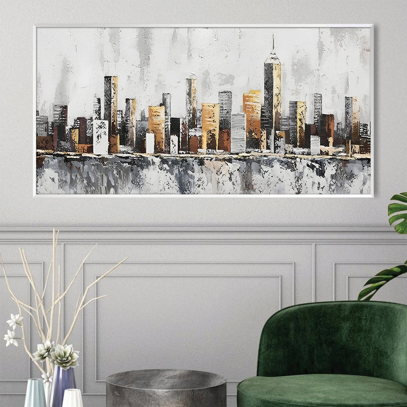 Gradient City Canvas