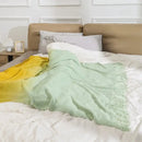 GobekUsa Gradient Pineapple Grid Knit Blanket - All-Season Comfort for Adults & Kids