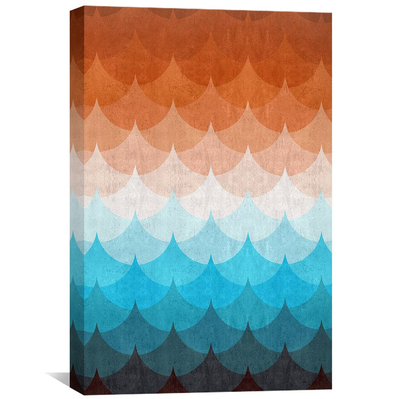 Gradient Waves 2 Canvas