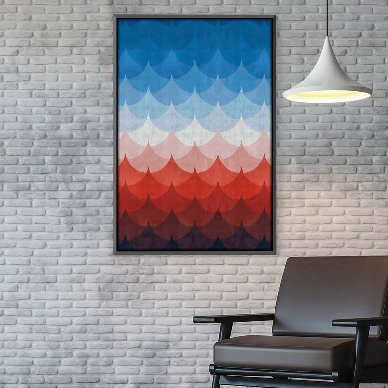 Gradient Waves 3 Canvas