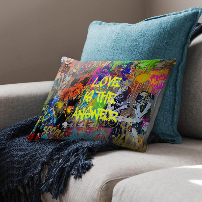 Graffiti Answer Cushion