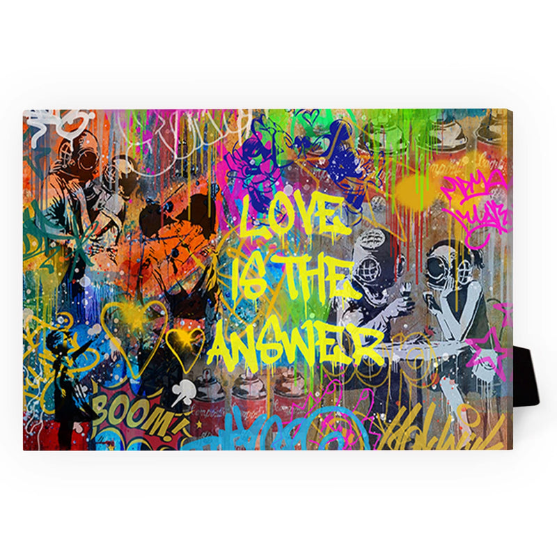 Graffiti Answer Desktop Canvas