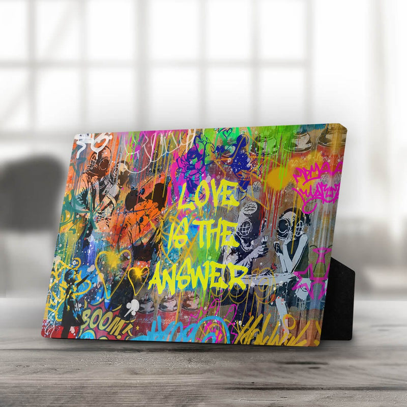 Graffiti Answer Desktop Canvas