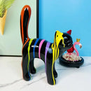 GobekUsa Graffiti Cat Sculpture Desk Storage Statue Abstract Art Ornament Display