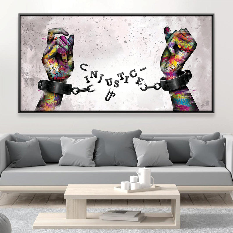 Graffiti Chains Canvas