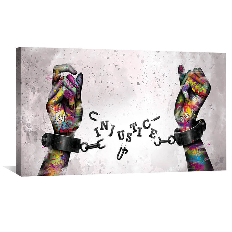 Graffiti Chains Canvas