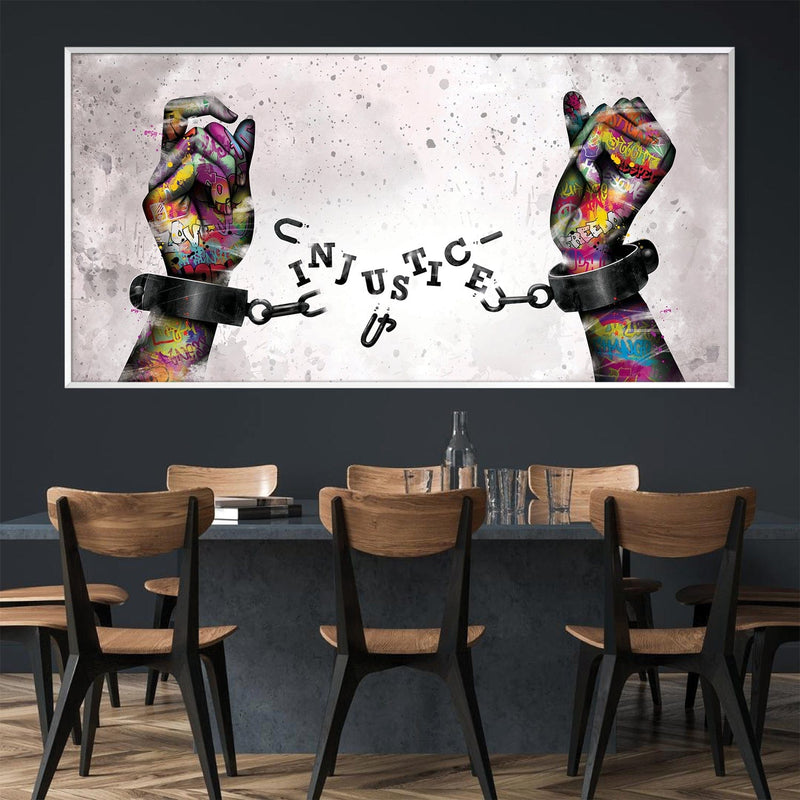 Graffiti Chains Canvas