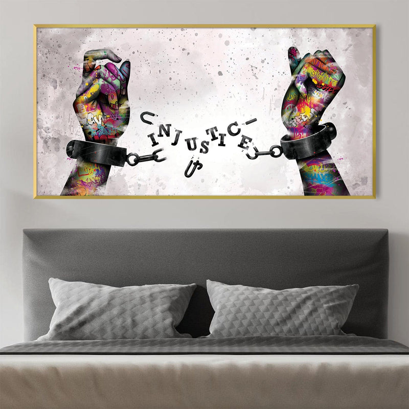 Graffiti Chains Canvas