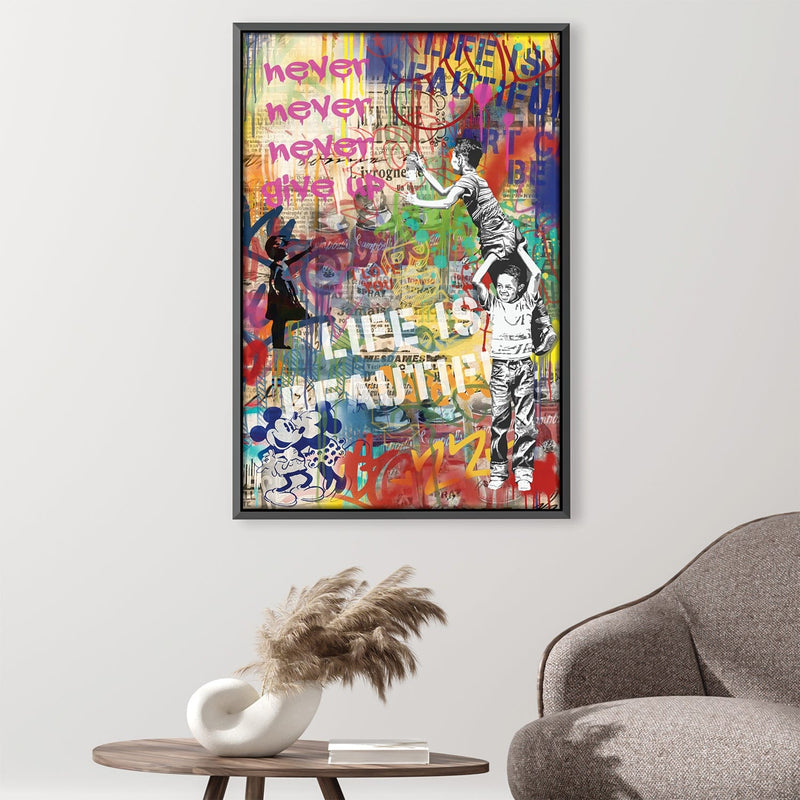 Graffiti Collage Canvas