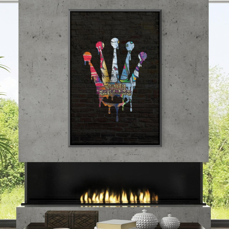 Graffiti Crown Canvas