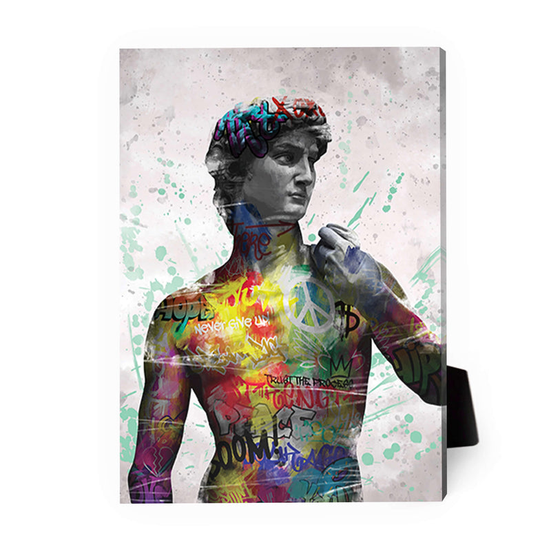 Graffiti David Desktop Canvas