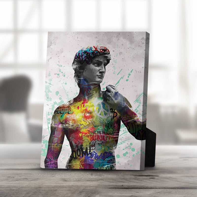 Graffiti David Desktop Canvas