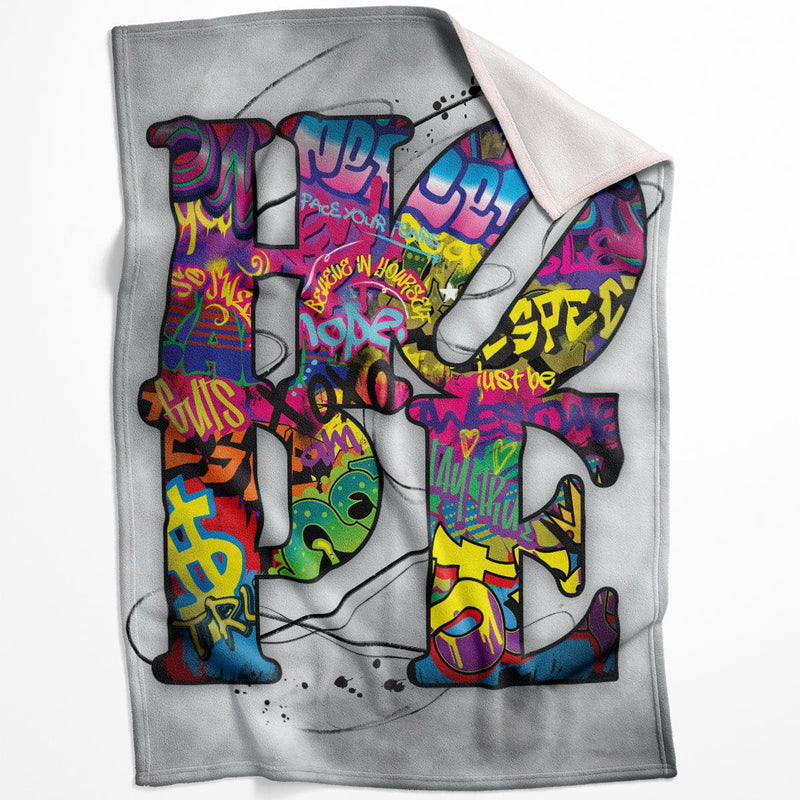 Graffiti Hope Blanket