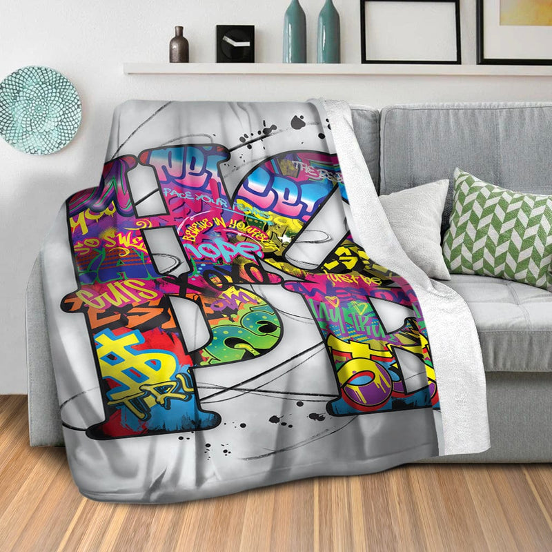 Graffiti Hope Blanket