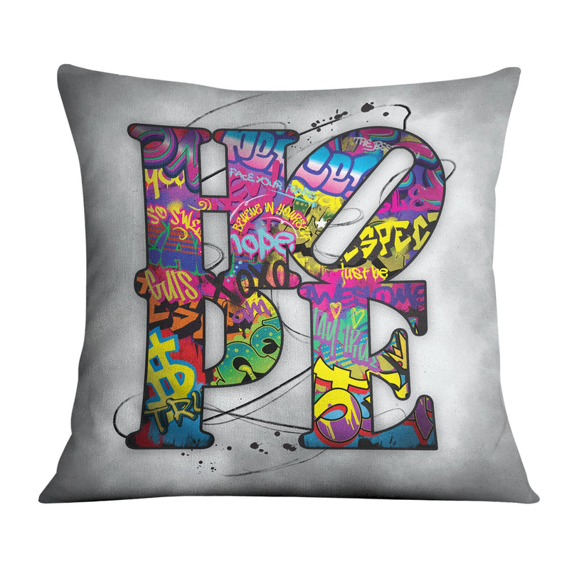 Graffiti Hope Cushion