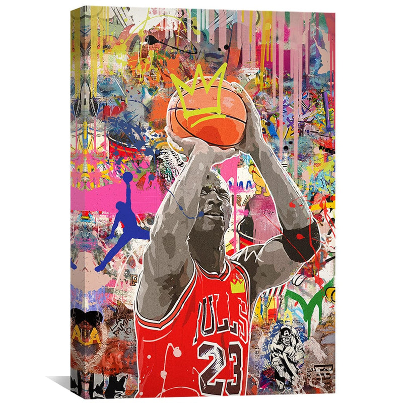 Graffiti Jordan Canvas