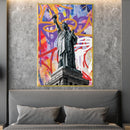Graffiti Lady Liberty Canvas