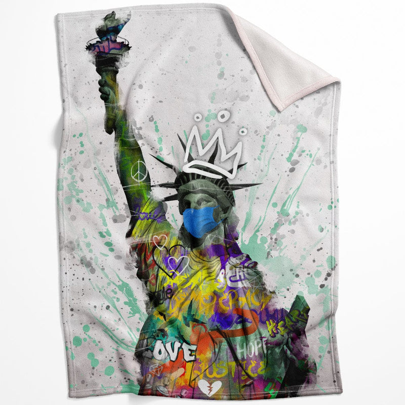 Graffiti Liberty Blanket