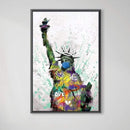 Graffiti Liberty Canvas