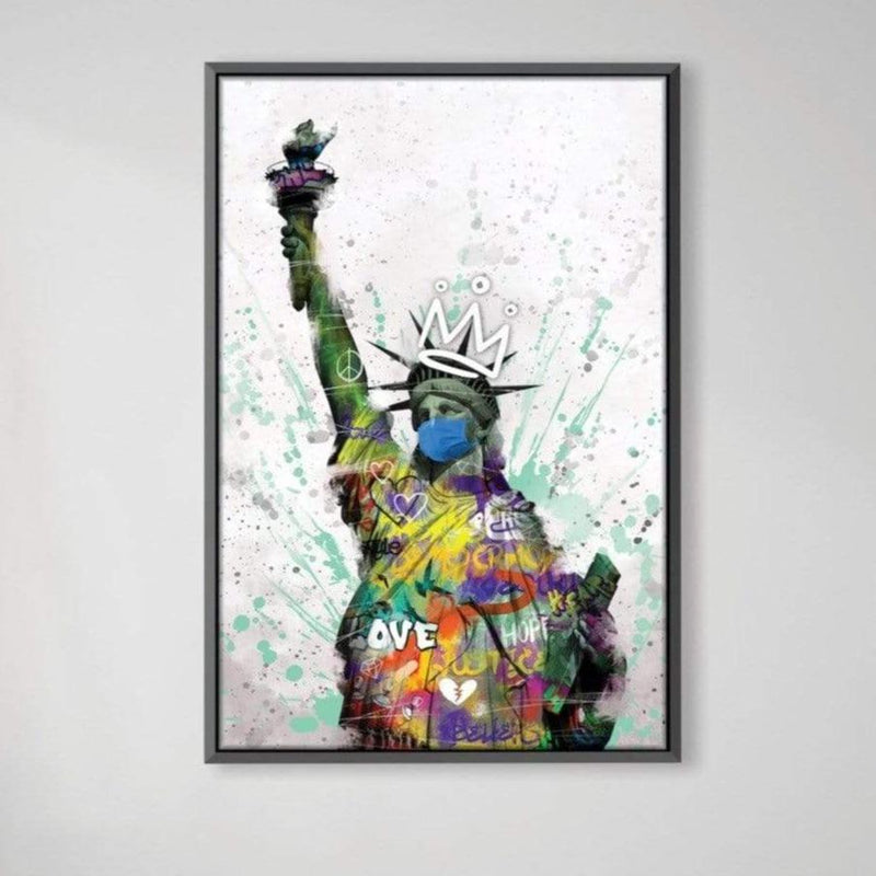 Graffiti Liberty Canvas