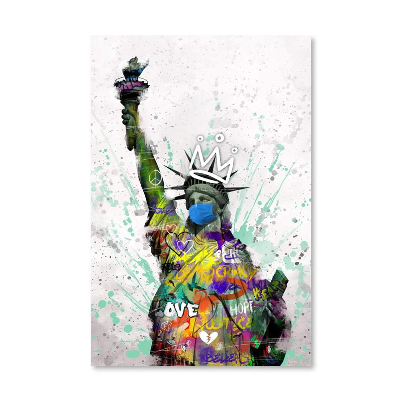 Graffiti Liberty Canvas