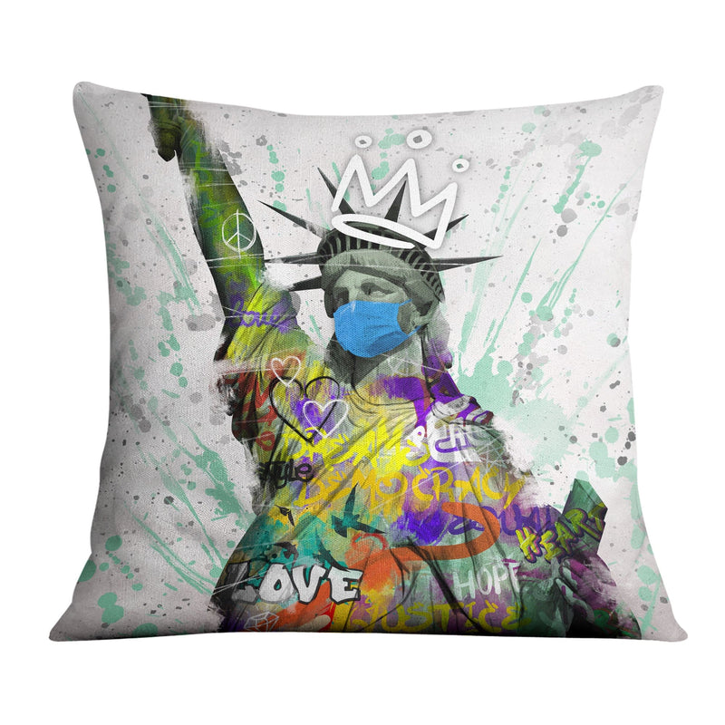 Graffiti Liberty Cushion