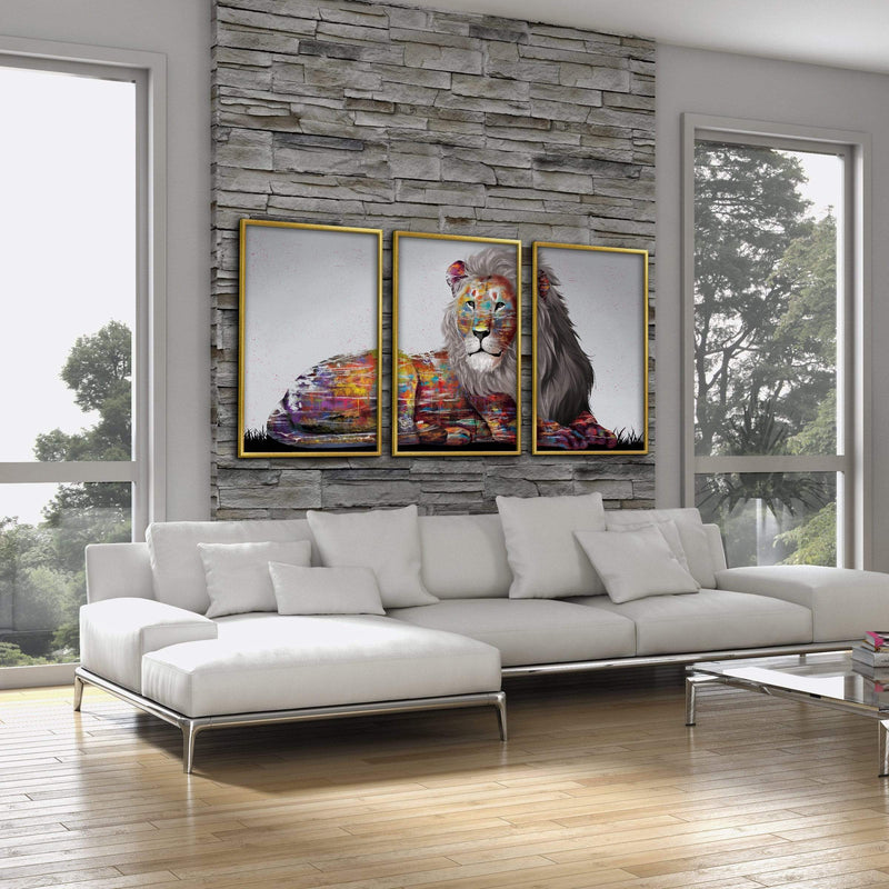 Graffiti Lion Canvas