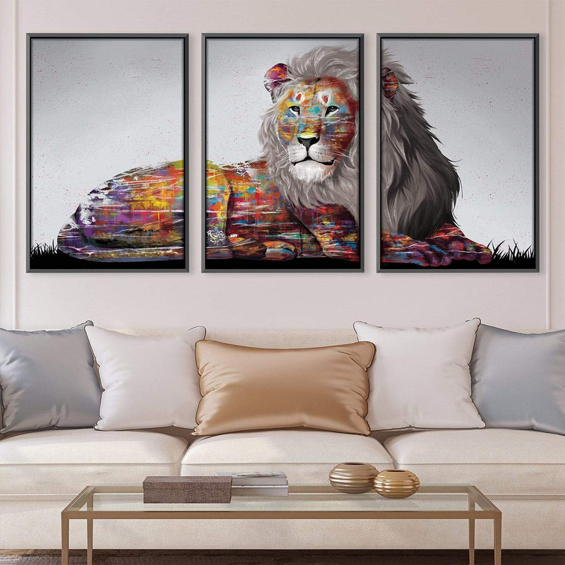 Graffiti Lion Canvas