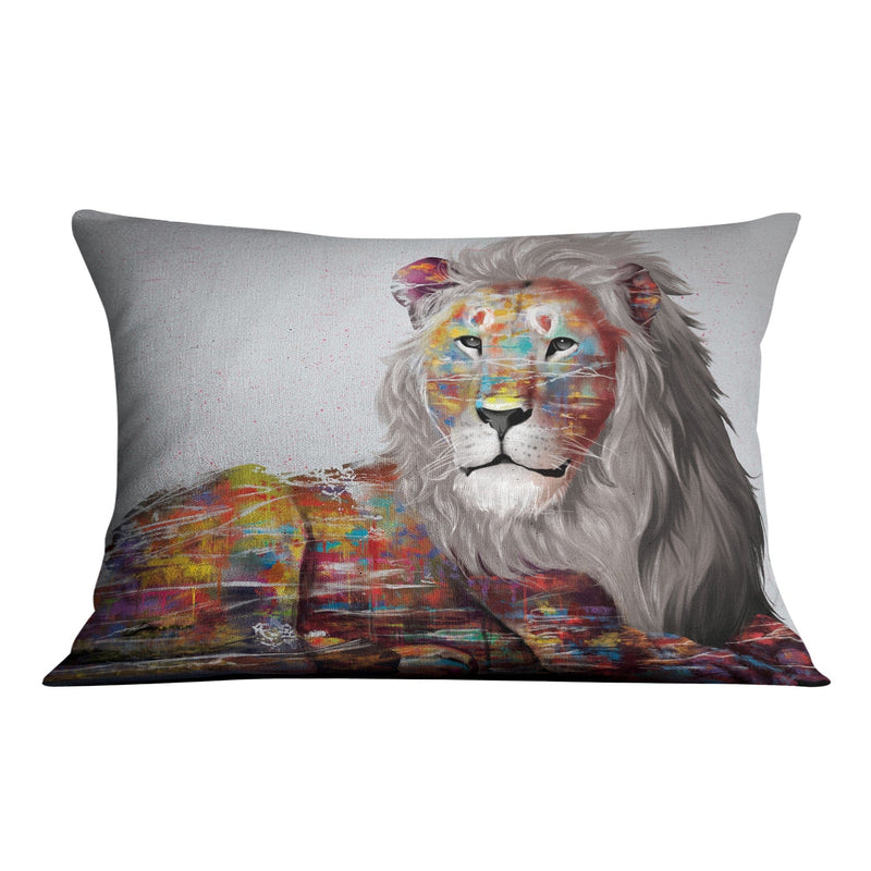 Graffiti Lion Cushion