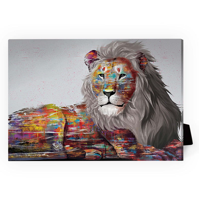 Graffiti Lion Desktop Canvas