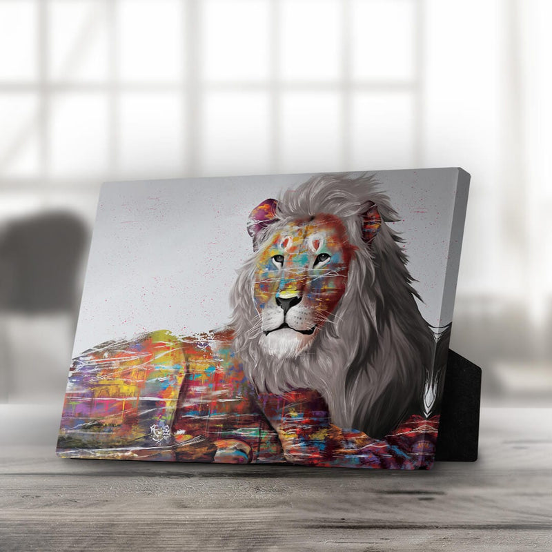 Graffiti Lion Desktop Canvas