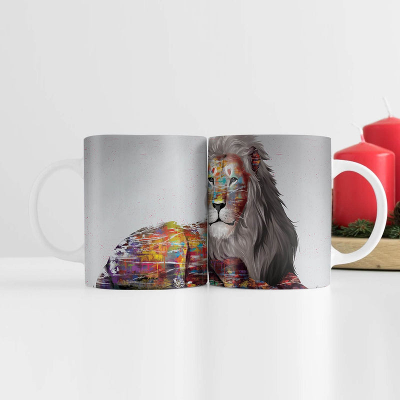 Graffiti Lion Mug