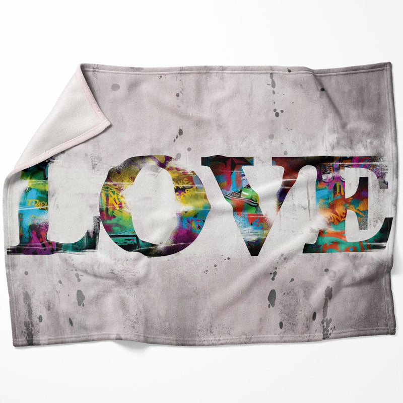 Graffiti Love Blanket