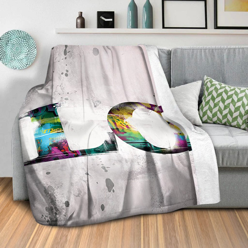 Graffiti Love Blanket