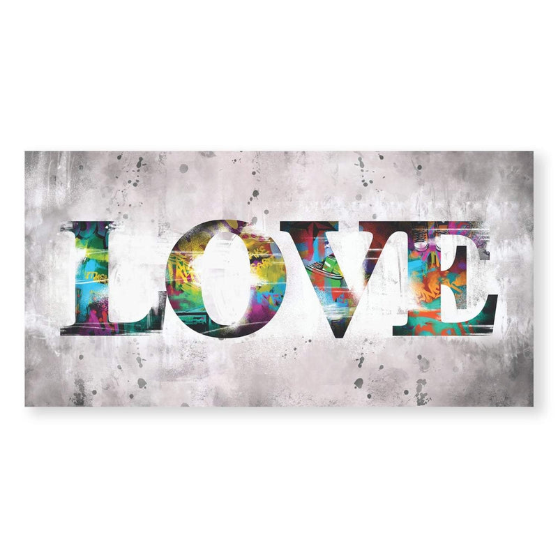 Graffiti Love Canvas