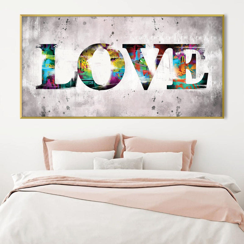 Graffiti Love Canvas