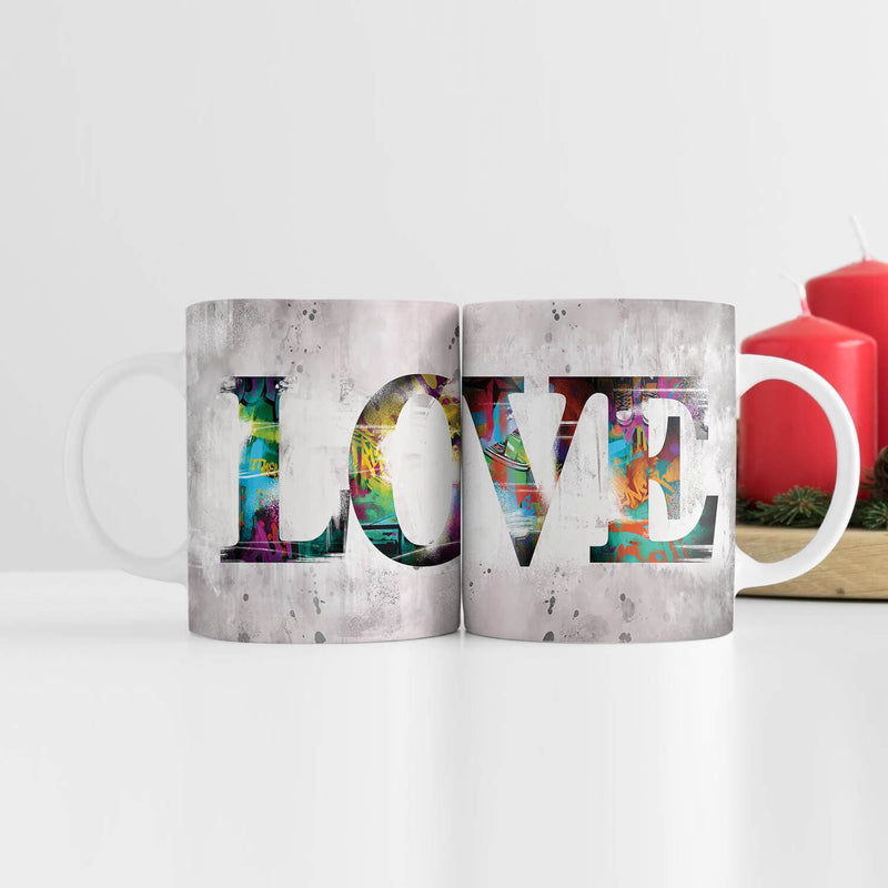 Graffiti Love Mug